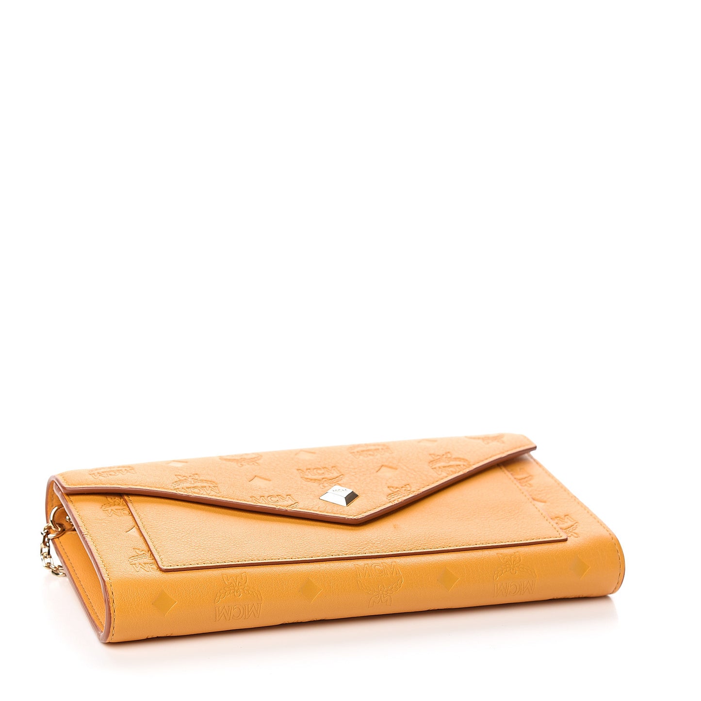 Calfskin Ottomar Wallet On Chain Mango