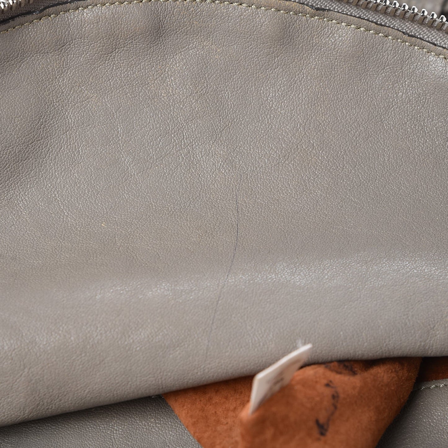 Calfskin Monogram Shoulder Bag Taupe