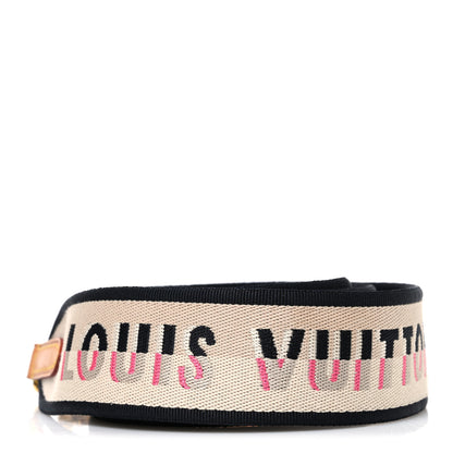 Louis Vuitton Jacquard Speedy Bandouliere 20 Shoulder Strap Black 2 of 3