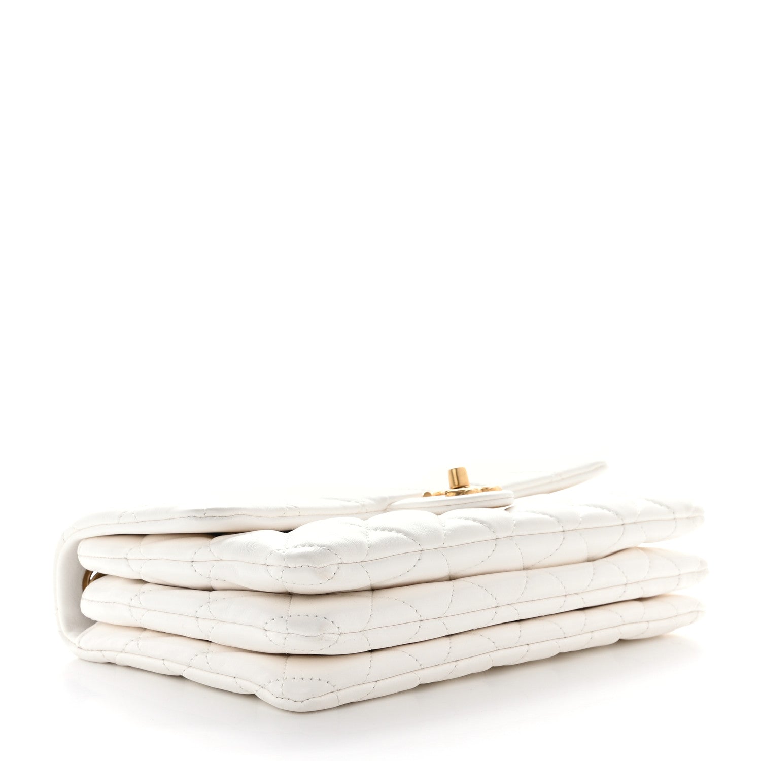 Chanel Lambskin Quilted Medium Pillow Crush Flap White 4 of 10