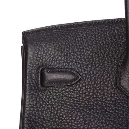 Hermes Taurillon Clemence Birkin 35 Prunoir 28 of 31