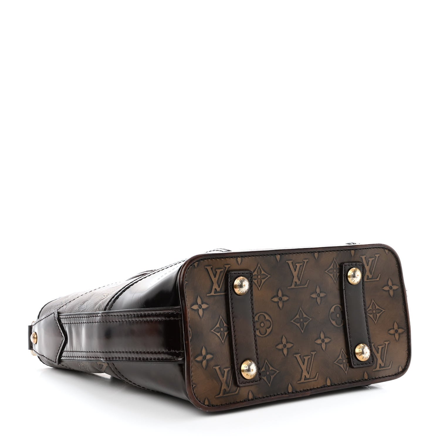 Louis Vuitton Monogram Embossed Sergent PM Bronze 4 of 11