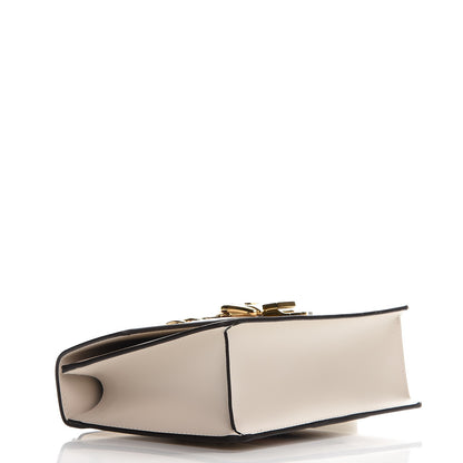 Gucci Calfskin Small Sylvie Shoulder Bag Off White 4 of 7