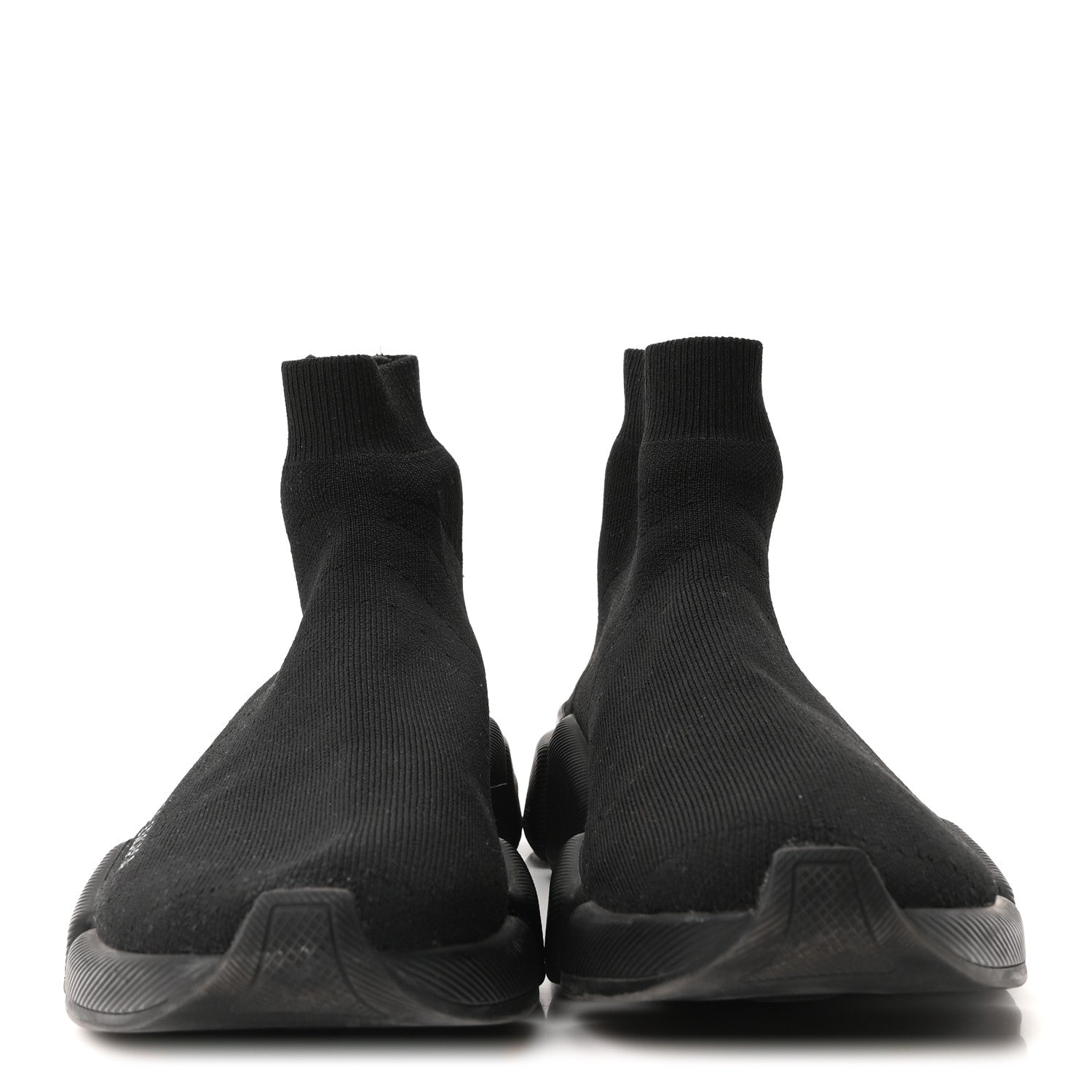 Balenciaga Technical 3D Recycled Knit Womens Speed 2.0 Sneakers 41 Monocolor Black 5 of 18