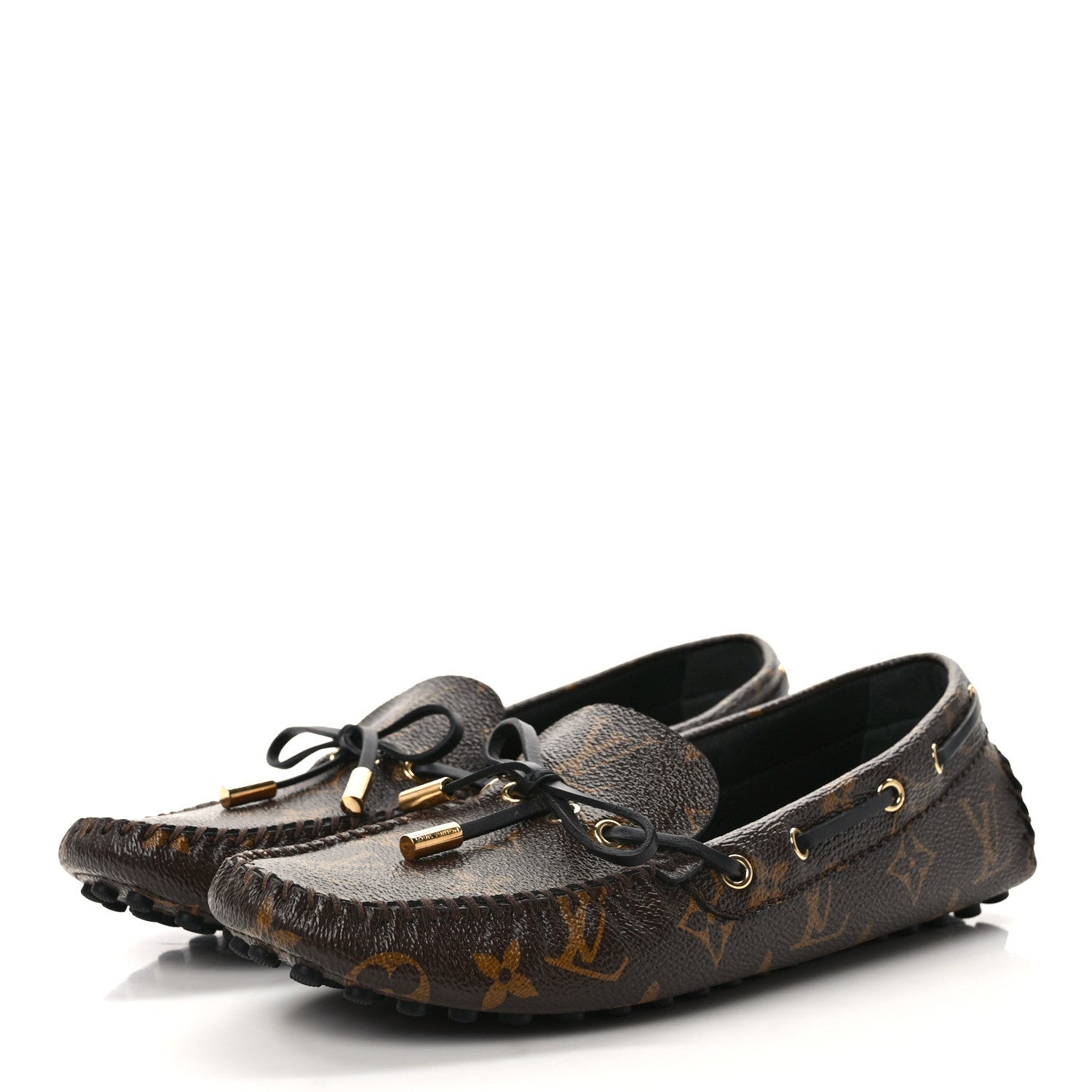 Louis Vuitton Patent Monogram Gloria Loafers 37.5 3 of 9