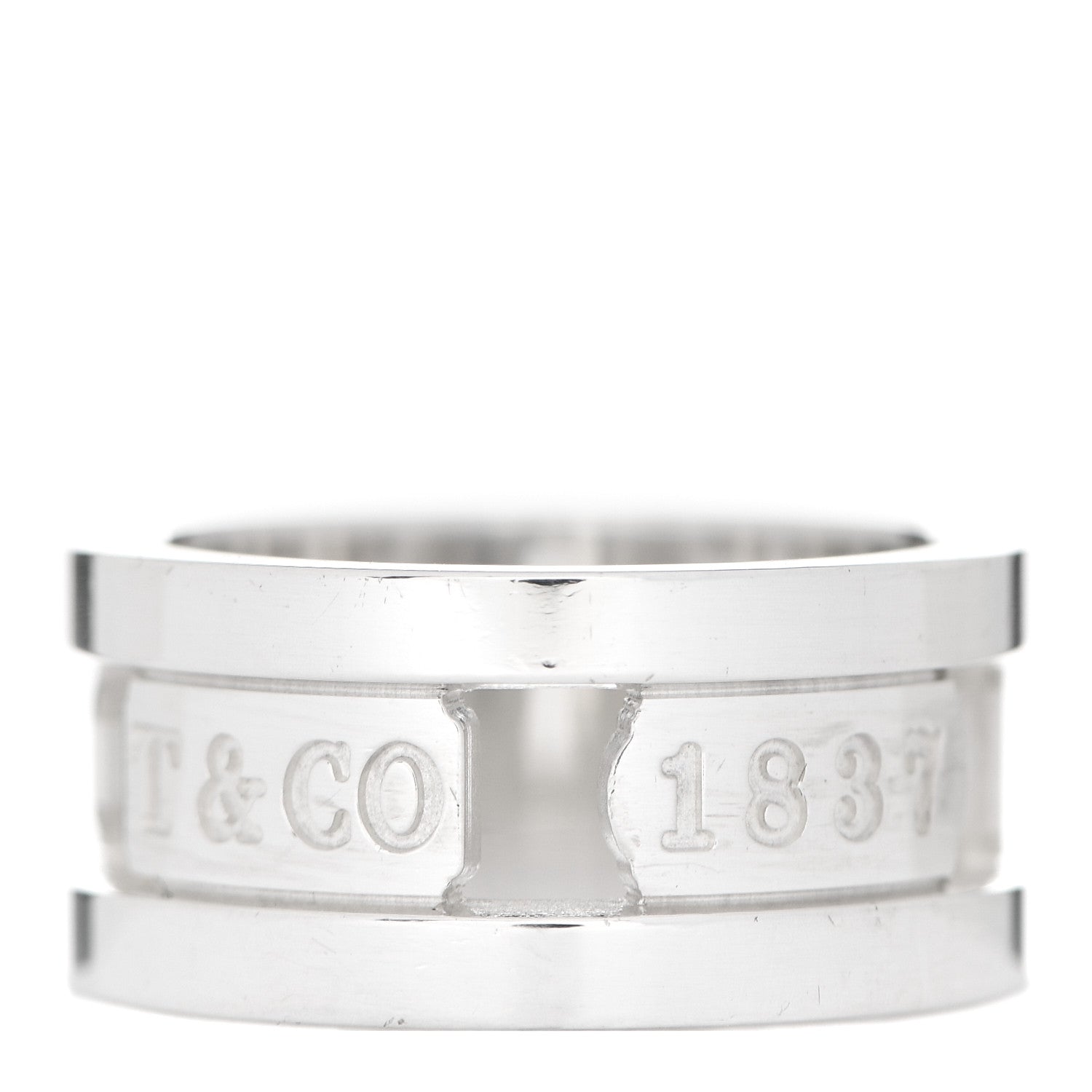 Tiffany Sterling Silver 1837 Elements Ring 50 5.5 3 of 4