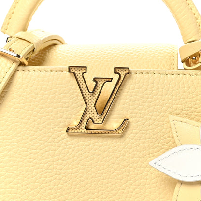 Louis Vuitton Taurillon Capucines East West Mini Banana Yellow Banane 7 of 11