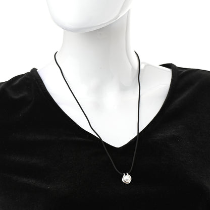 Tiffany Sterling Silver Pearl HardWear Cord Necklace 2 of 5