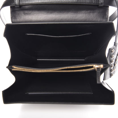 Versace Nappa Studded Medium DV ONE Satchel Black 5 of 10