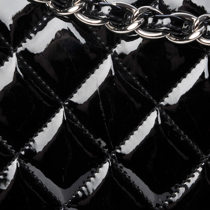Chanel Patent Quilted Jumbo Single Flap Black 9 of 10