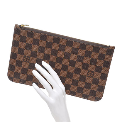 Louis Vuitton Damier Ebene Neverfull MM GM Pochette 2 of 8