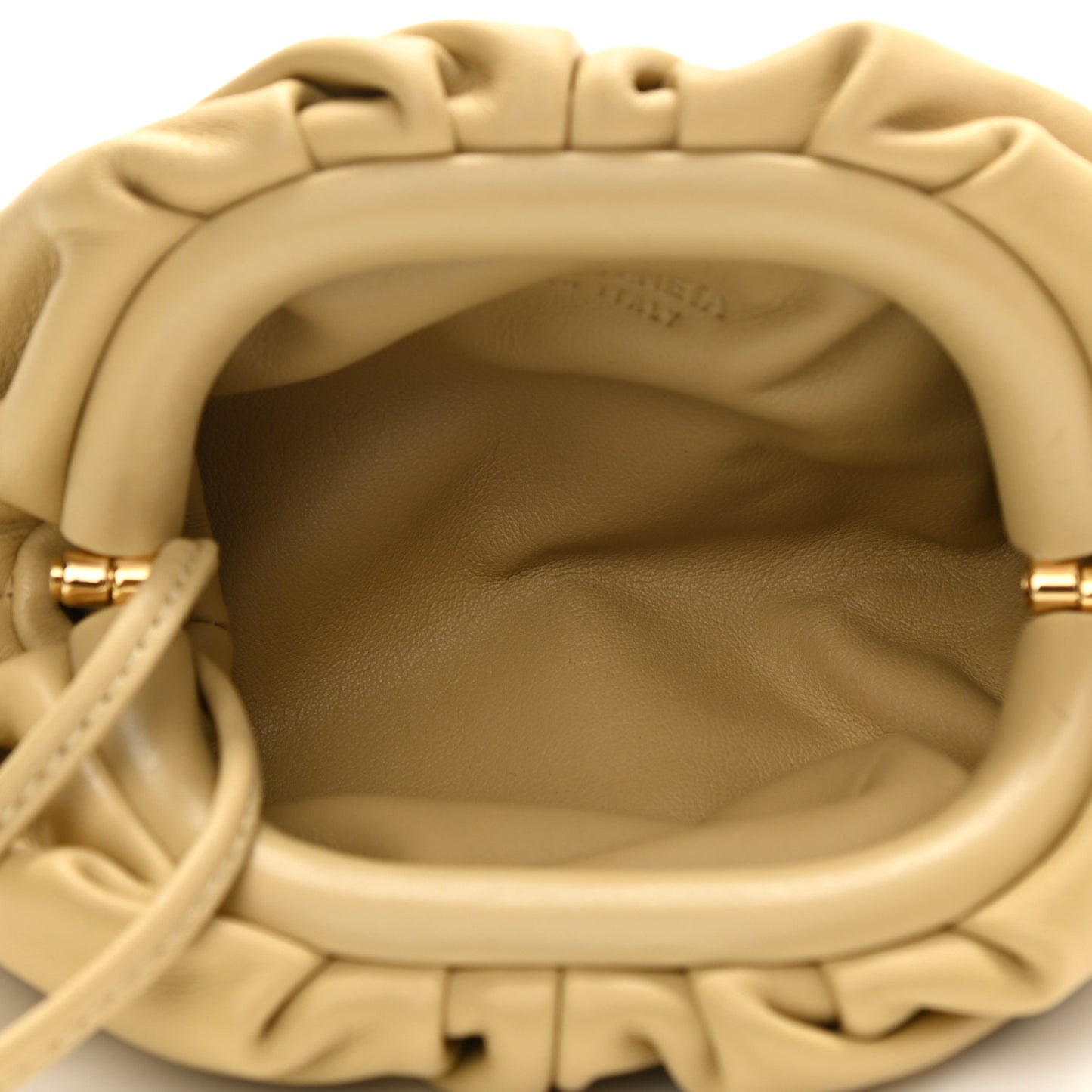 Butter Calfskin Coin Purse Almond
