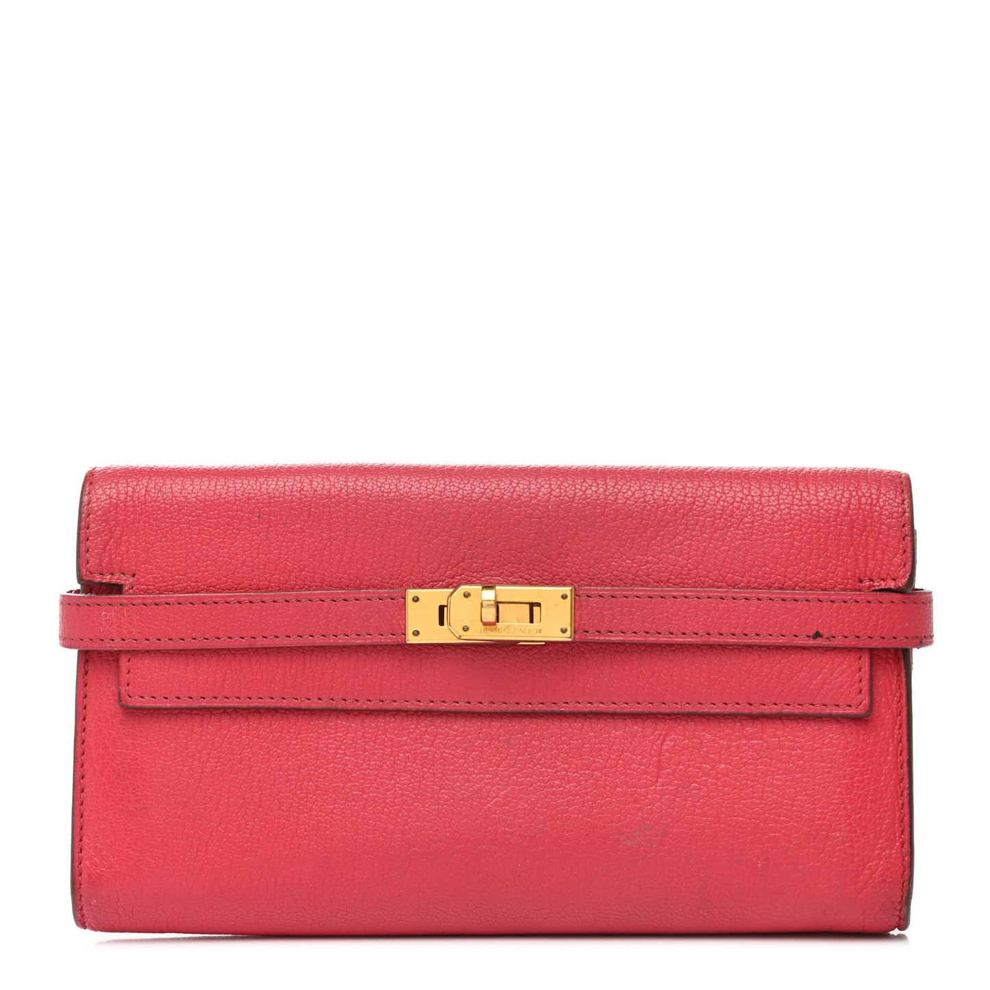 Chevre Mysore Kelly Longue Wallet Bougainvillea