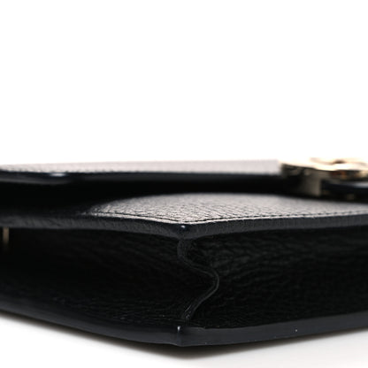 Gucci Dollar Calfskin Interlocking G Chain Wallet Black 9 of 11