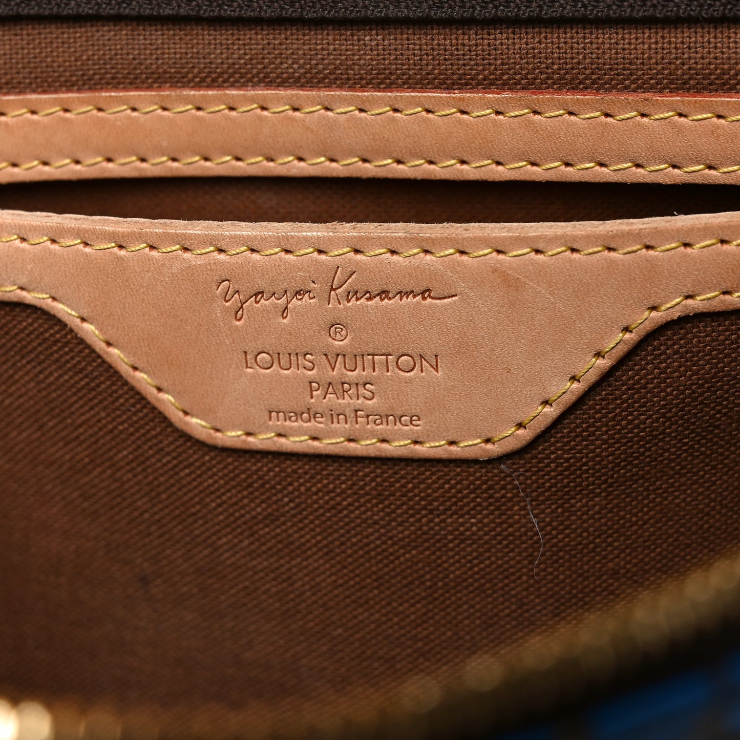 Monogram Kusama Town Speedy 30 Blue