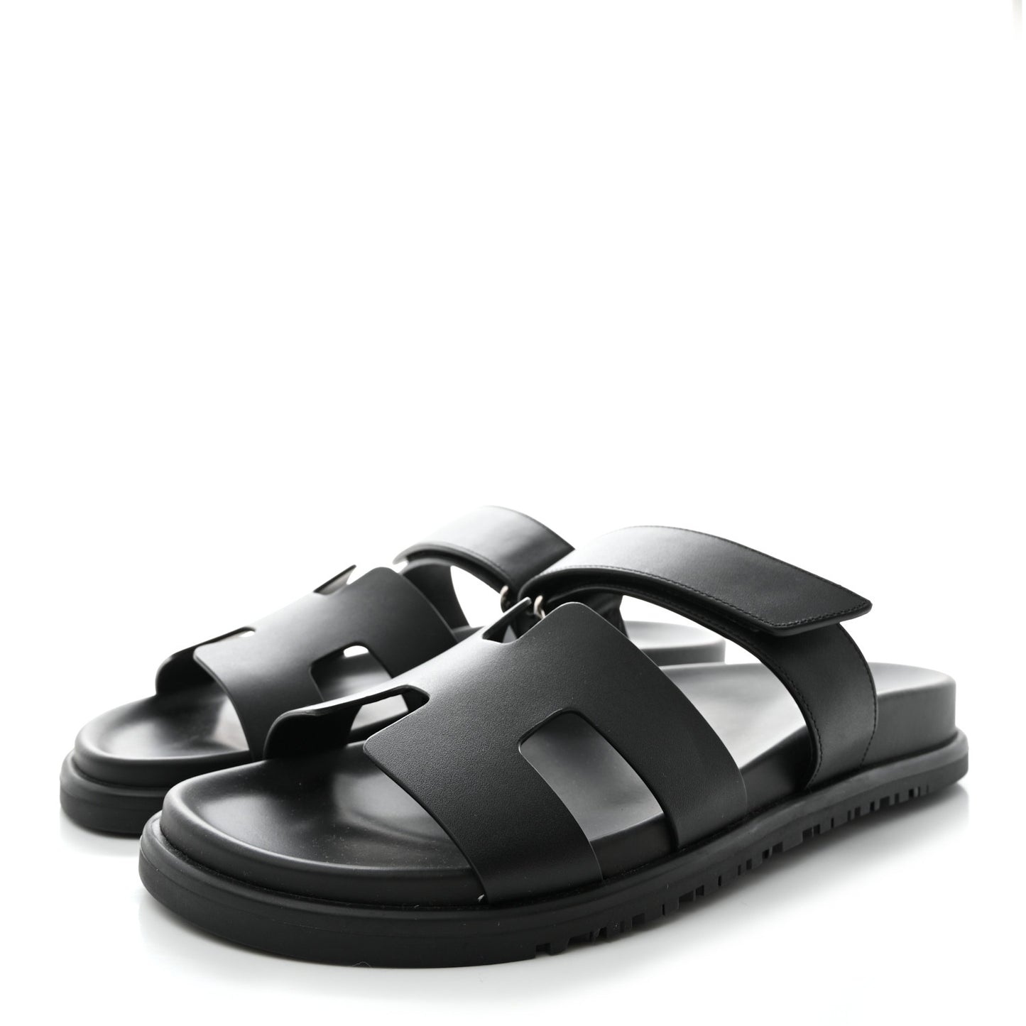 Calfskin Womens Chypre Sandals 39 Black