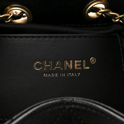 Chanel Caviar Quilted Mini Chanel 25 Handbag Black 6 of 11