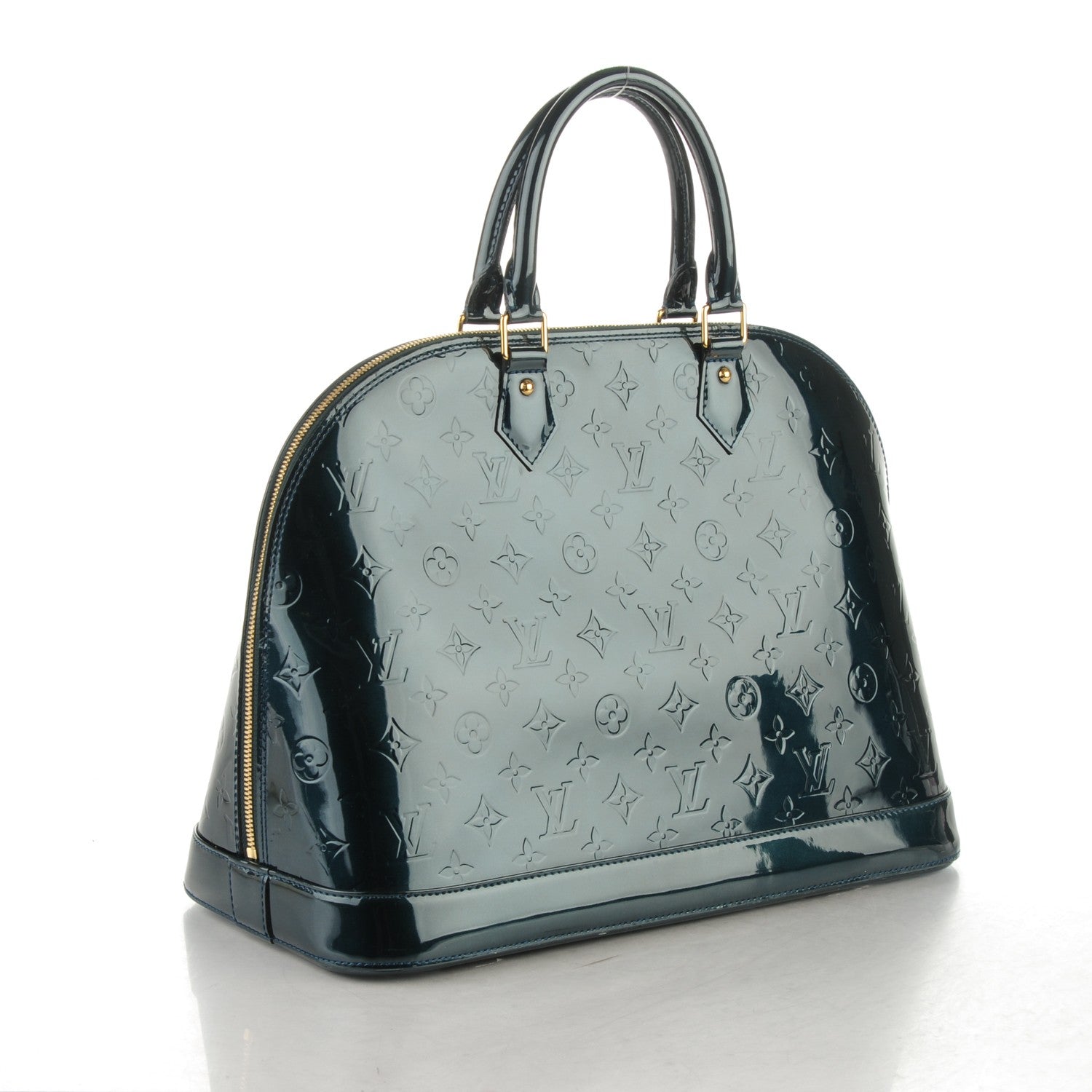 Louis Vuitton Vernis Alma GM Blue Nuit 3 of 9