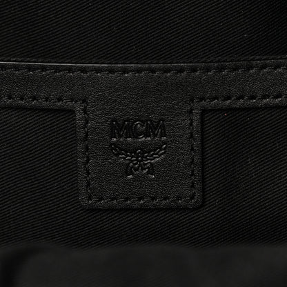 MCM Visetos Small Side Stud Stark Backpack Black 6 of 9
