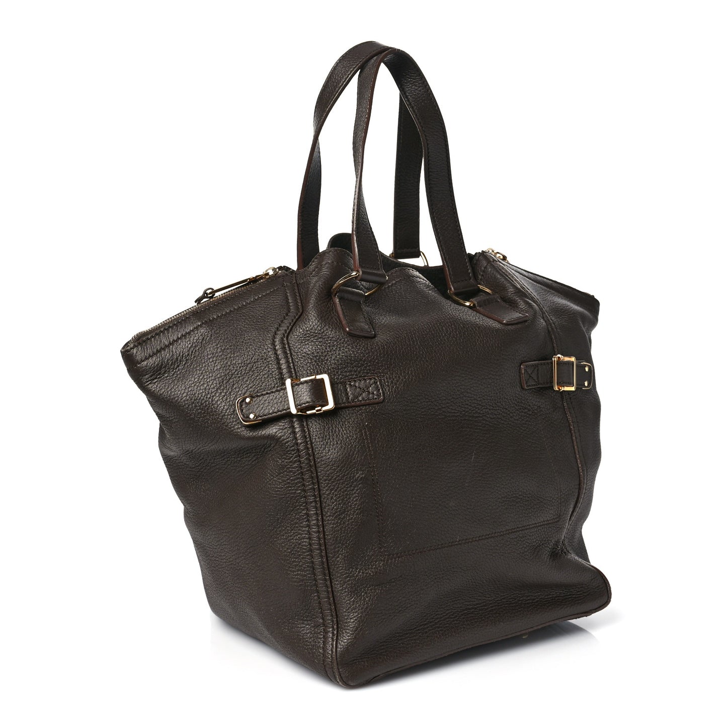 Calfskin XL Downtown Tote Brown