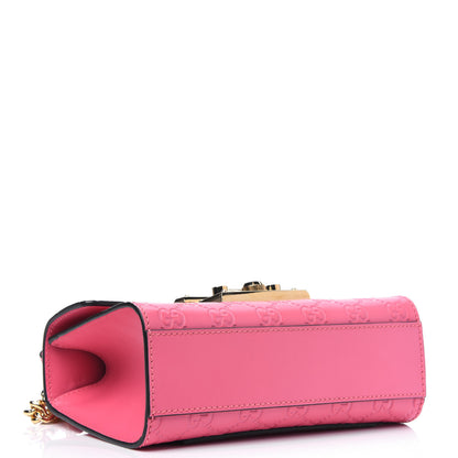 Gucci Guccissima Small Padlock Shoulder Bag Flush 3 of 5
