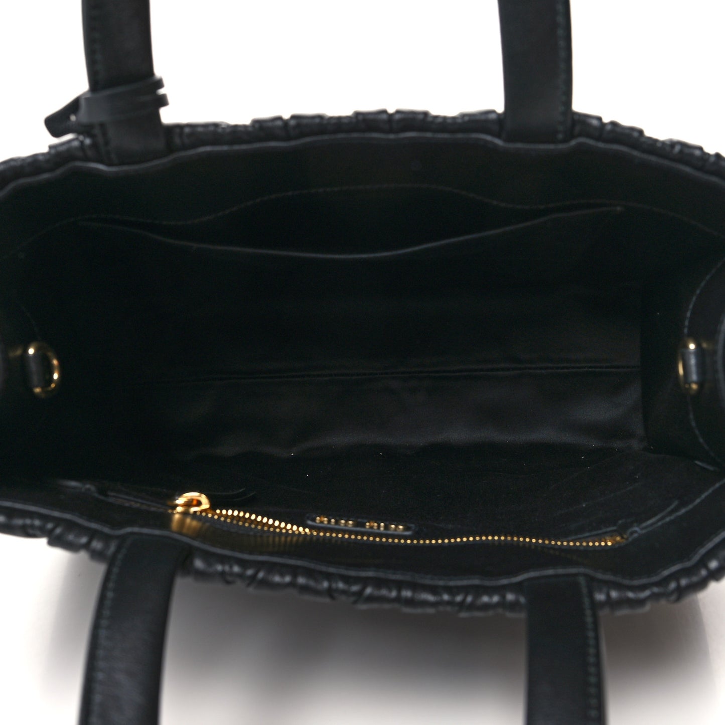 Nappa Matelasse Tote Bag Black