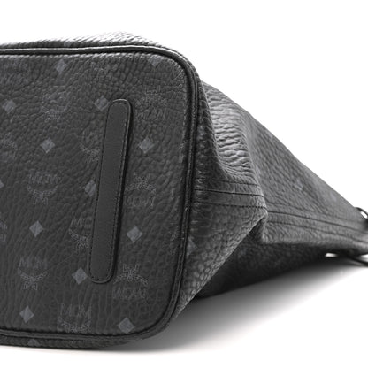 MCM Visetos Large Liz Reversible Shopper Tote Black 12 of 17