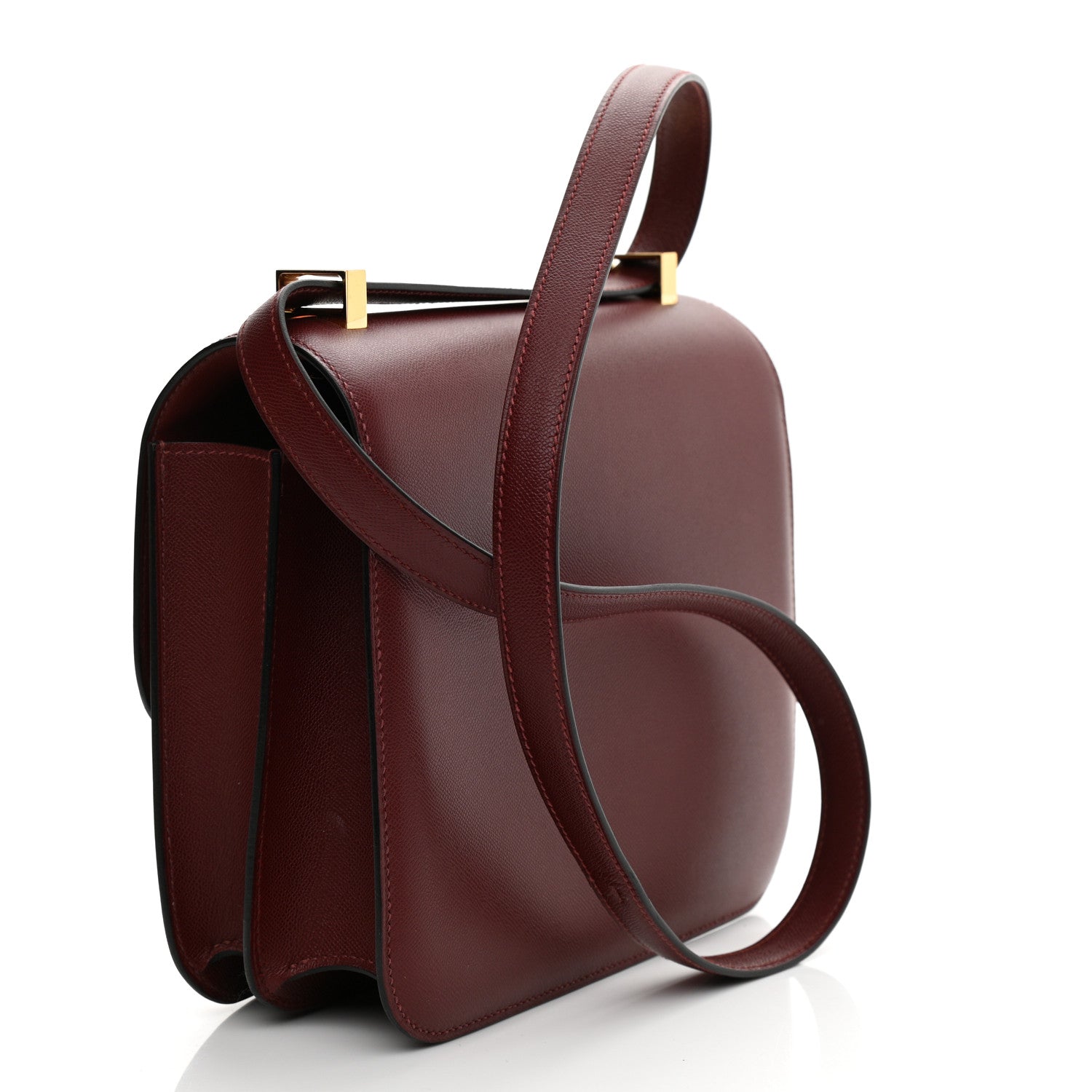 Hermes Grained Monsieur Constance 24 Rouge H 3 of 11