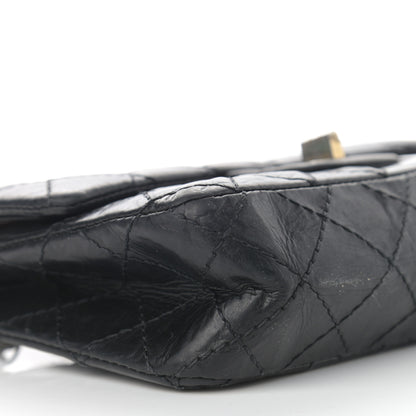 Chanel Aged Calfskin Quilted 2.55 Reissue 224 Flap Black 8 of 18