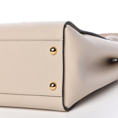 Burberry Soft Grain Calfskin Medium Buckle Tote Limestone 10 of 10