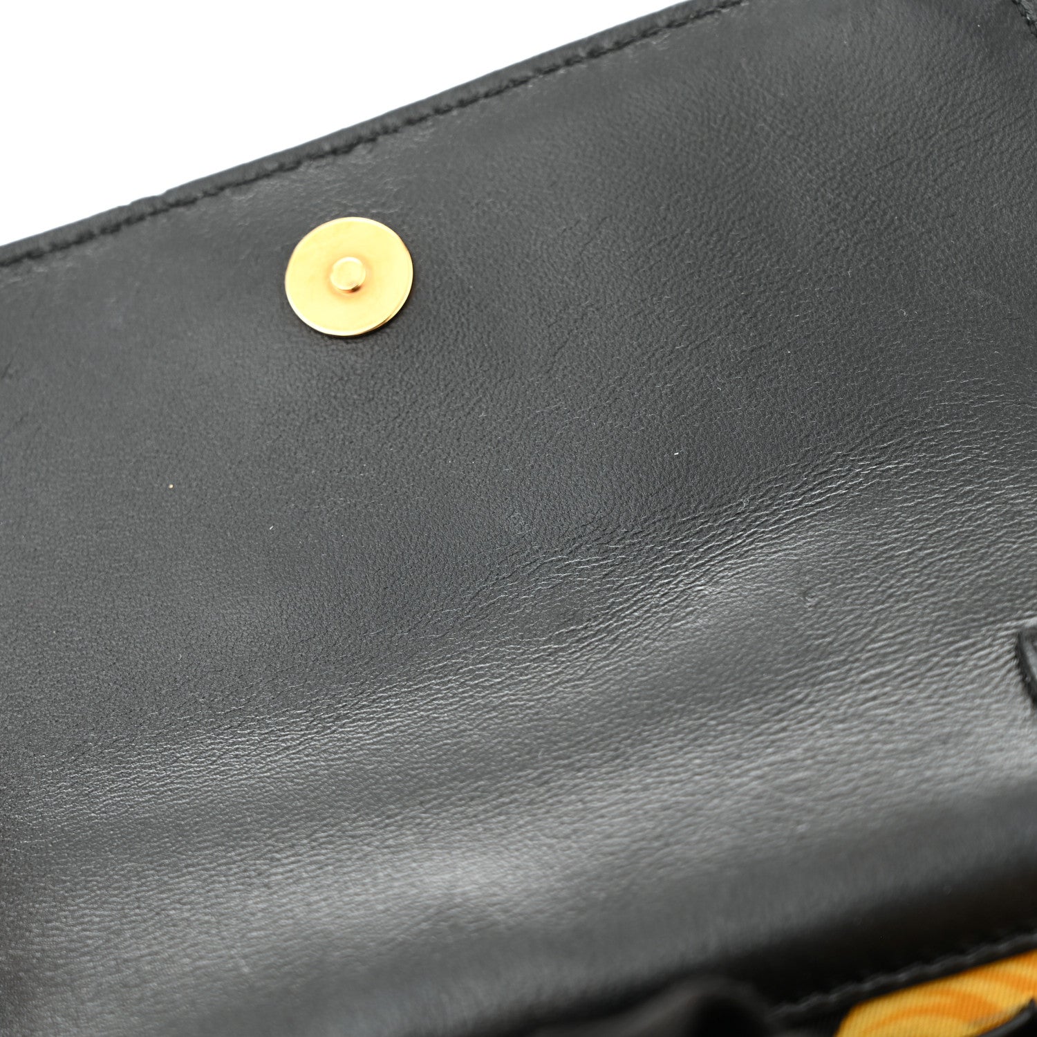 Versace Nappa Quilted Virtus Evening Bag Black 11 of 11