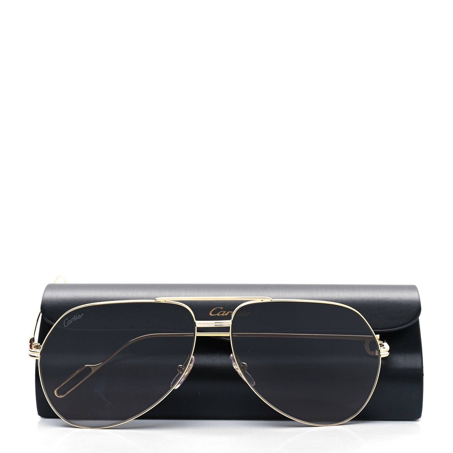 Metal Premiere de Cartier Sunglasses Gold