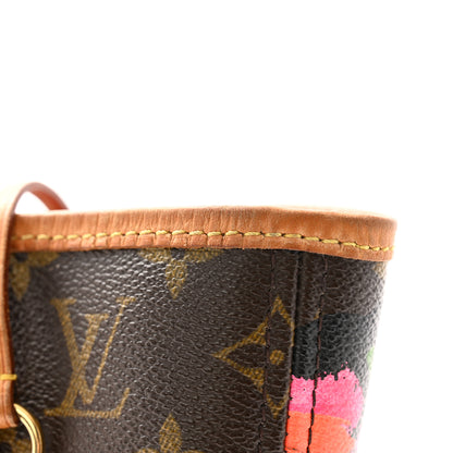 Louis Vuitton Monogram Roses Neverfull MM 12 of 13