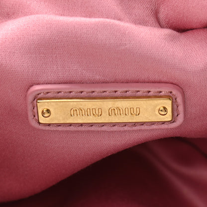 Miu Miu Nappa Matelasse Rider Belt Bag Orchid Pink 9 of 14
