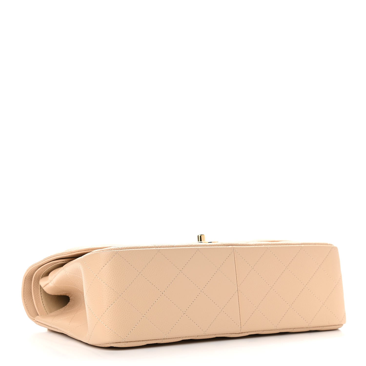 Chanel Caviar Quilted Jumbo Double Flap Beige Clair 4 of 11