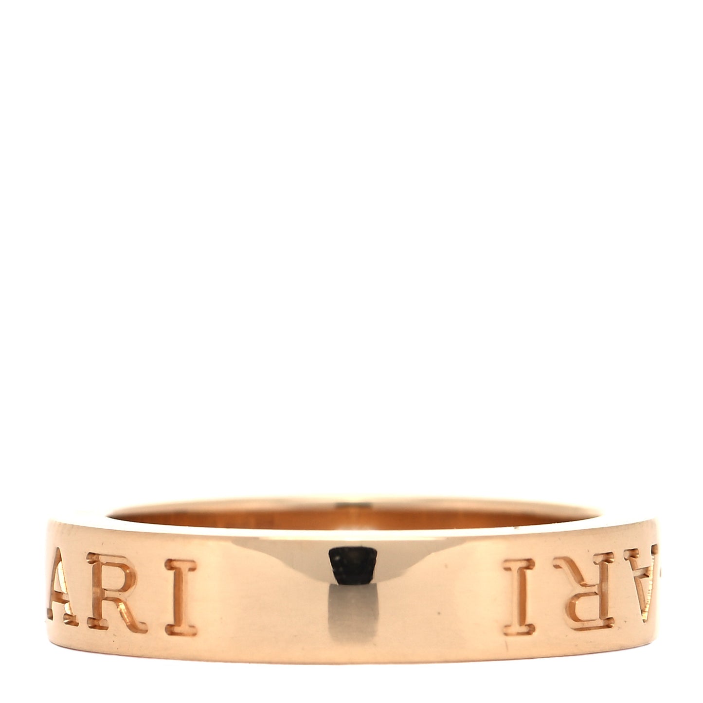 18K Yellow Gold Diamond B.Zero1 Essential Band Ring 49 4.75