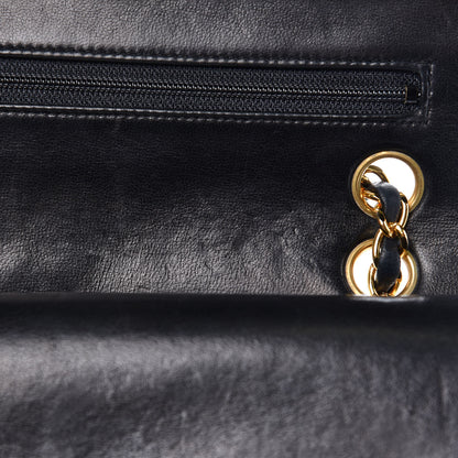 Chanel Lambskin Quilted Small Double Flap Black 10 of 14