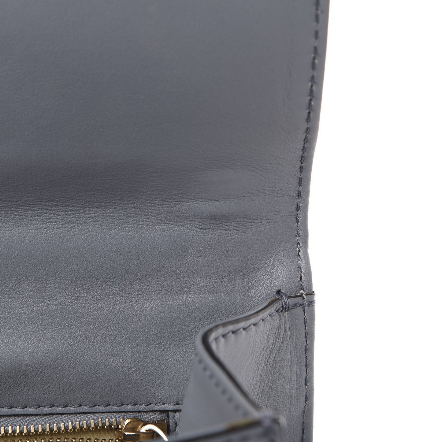 Vitello Medium Glam Lock Rockstud Flap Grey