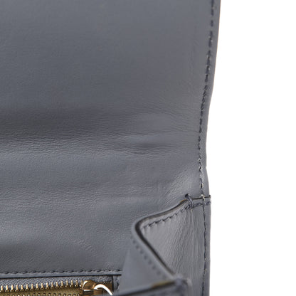 Valentino Garavani Vitello Medium Glam Lock Rockstud Flap Grey 11 of 19
