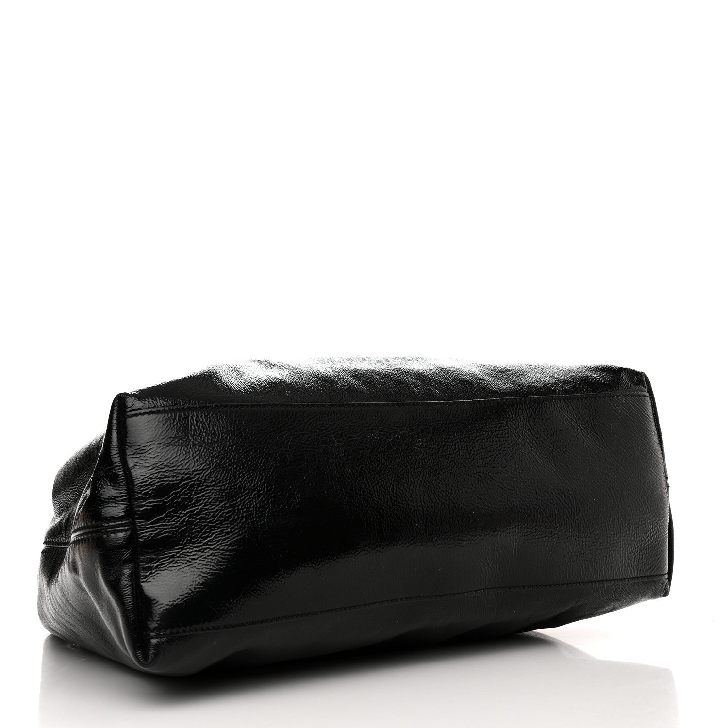 Gucci Patent Medium Soho Chain Shoulder Bag Black 4 of 12