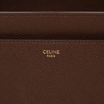 Celine Grained Calfskin Medium 16 Top Handle Bag Brown 5 of 14