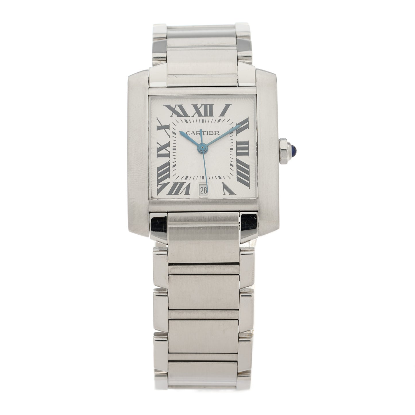 Stainless Steel 28mm Tank Francaise Automatic Watch