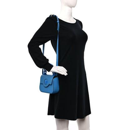 Versace Calfskin Mini La Medusa Bag DV Blue 3 of 9