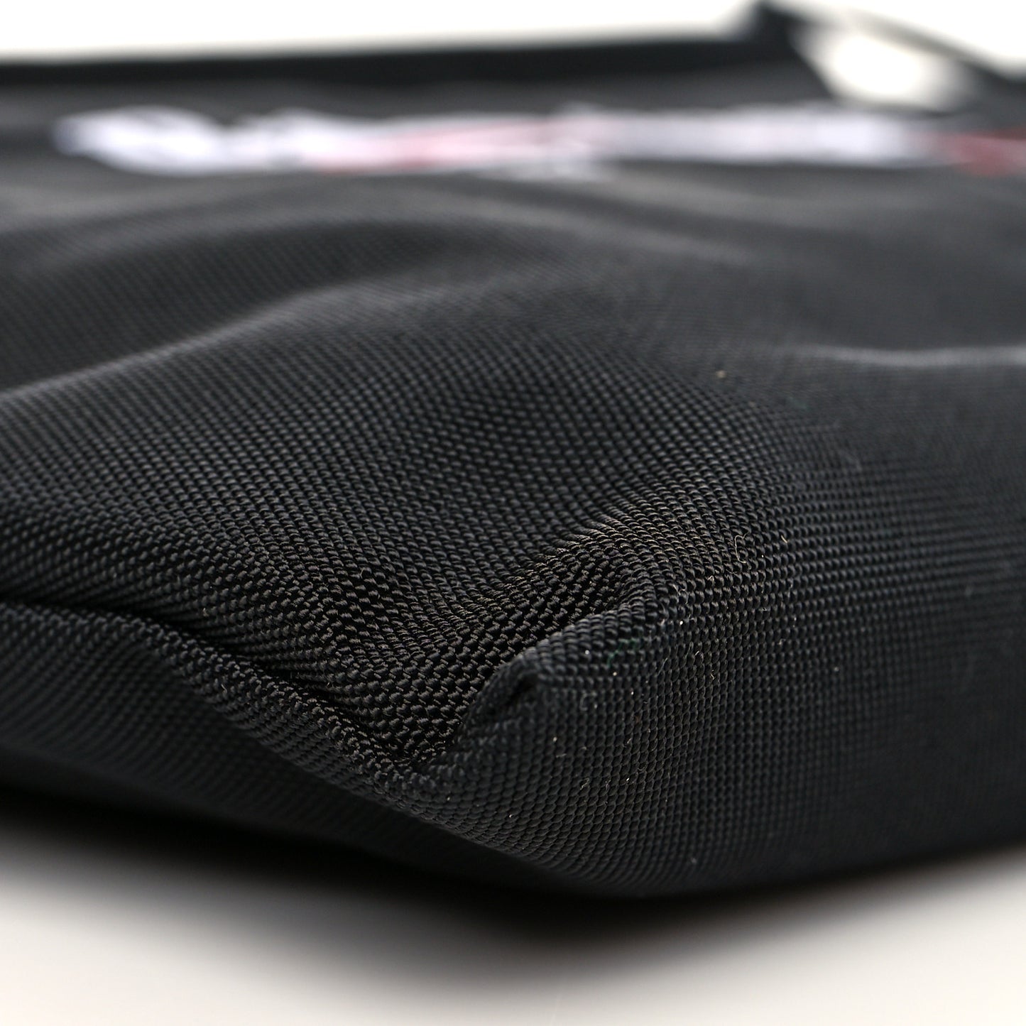 Nylon Political Campaign Logo Embroidered Documents Case Black