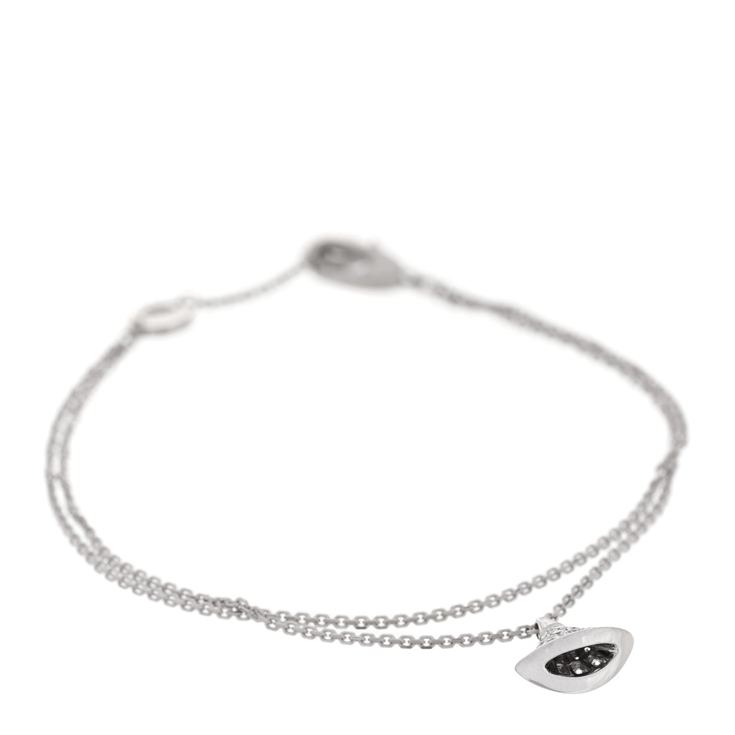 Bulgari 18K White Gold Diamond Divas' Dream Bracelet SM 1 of 6