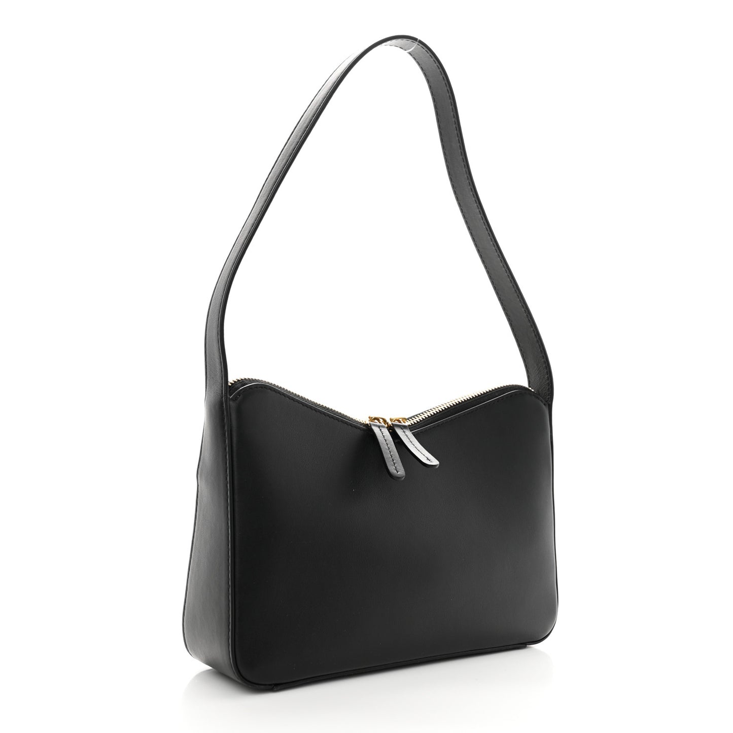 Smooth Calfskin Mini M Frame Bag Black