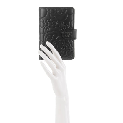 Chanel Lambskin Quilted L-Zip Pocket Wallet Black 2 of 8