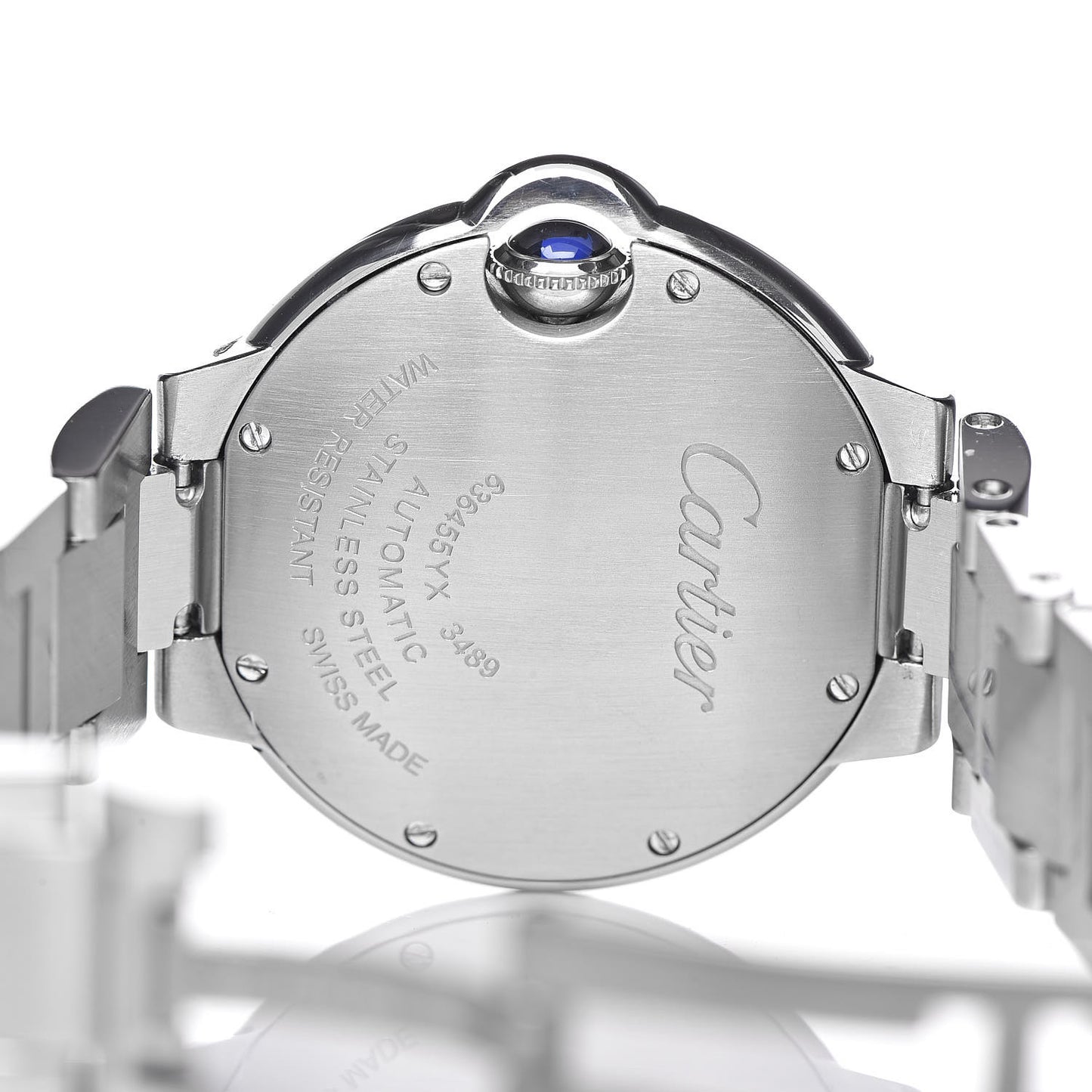 Stainless Steel Diamond 33mm Ballon Bleu De Automatic Watch