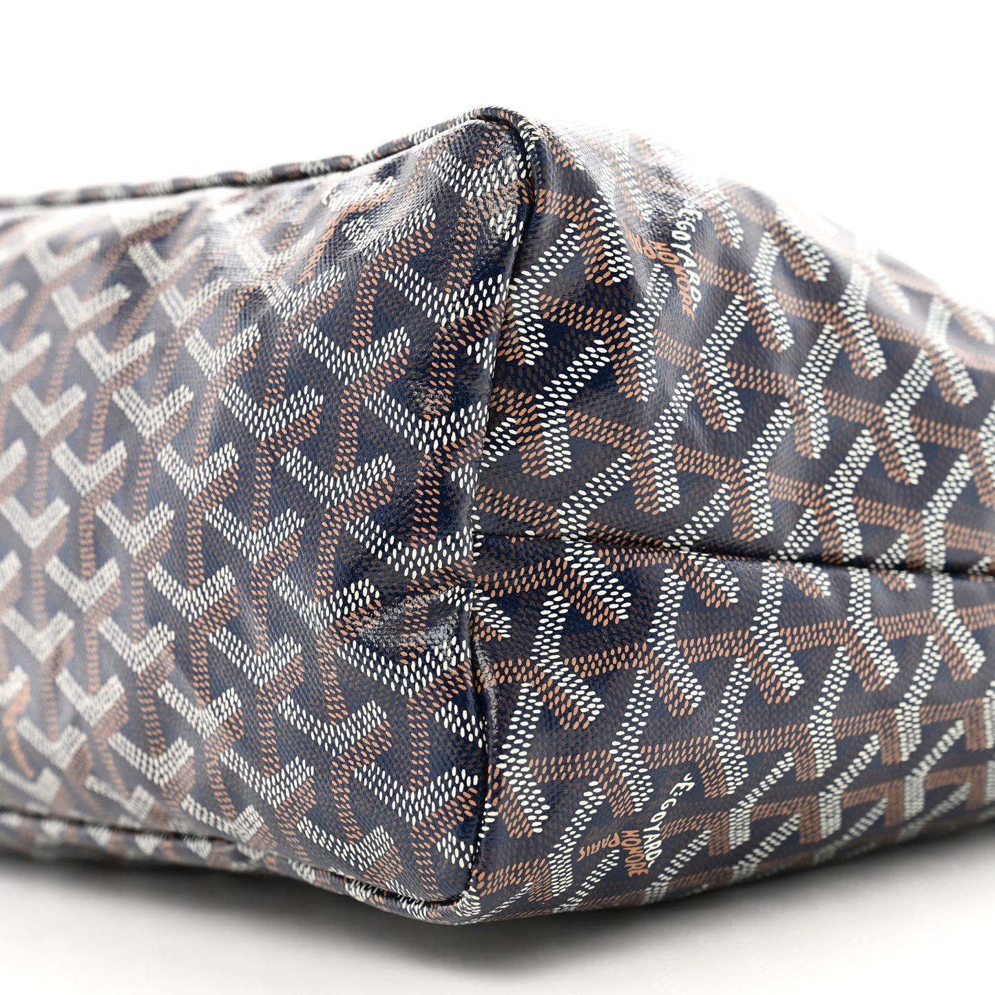 Goyardine Boheme Hobo Navy Blue