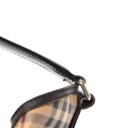 Burberry Haymarket Check Medium Walden Belted Hobo Chocolate 10 of 13